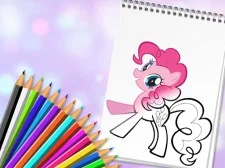 Cute Pony Coloring Book